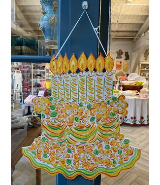 Cynthia Kolls Foam Birthday Cake Door Hanger