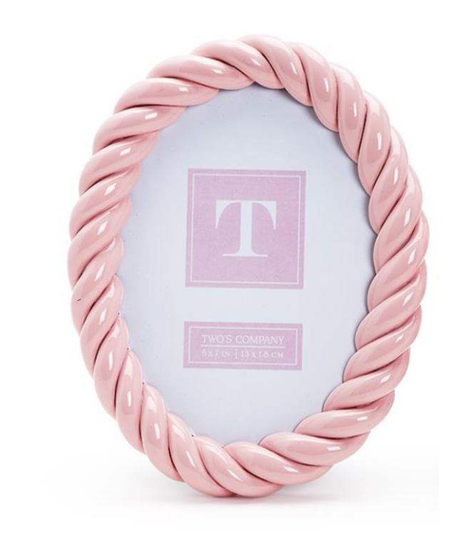 Pink Twist 5x7 Photo Frame