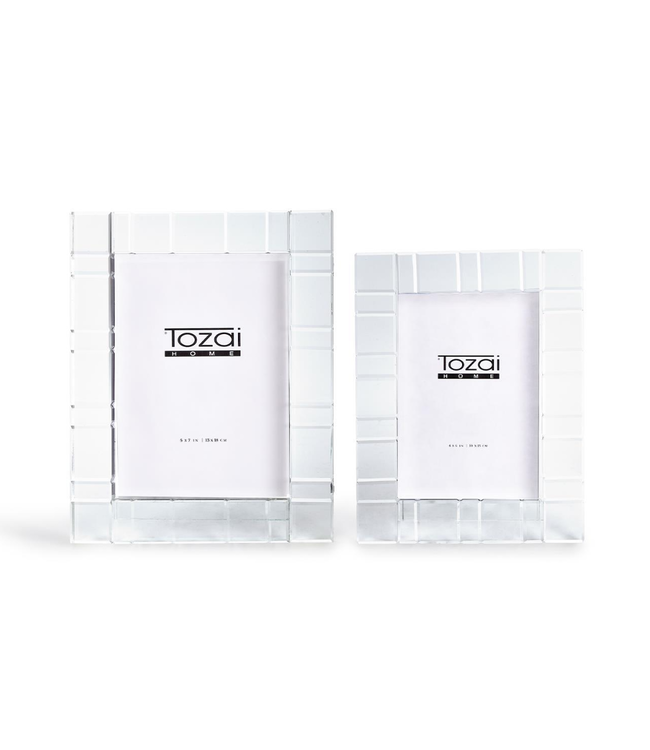 Hudson Plaid Crystal Frame 5 x 7