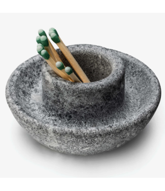 Simon Pearce Alpine Soapstone Matchstick Holder