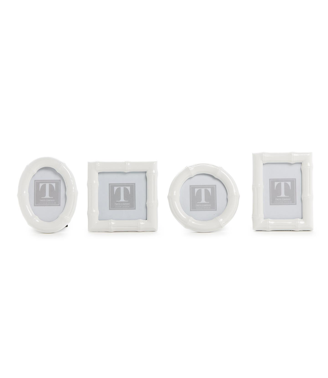 High Gloss Faux Bamboo Photo Frame - Rectangle 2 1/2" W x 3 1/2" L