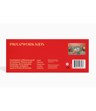 Piecework Puzzles Fire Brigade - 100 Piece Kid's Puzzle