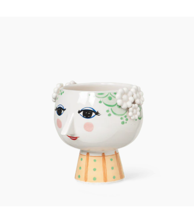 Bjørn Wiinblad Eva Flower Pot on Base, Light Green