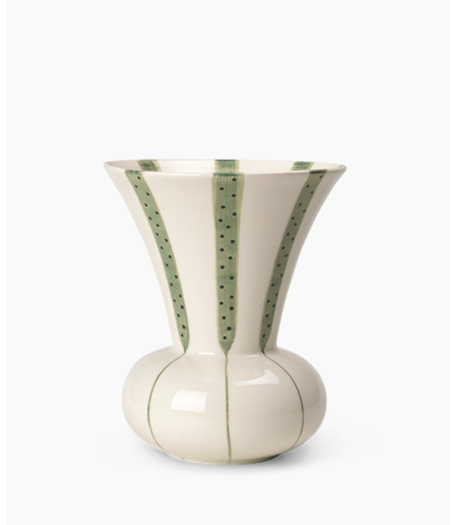 Kähler Signature Vase Green, 7.9''