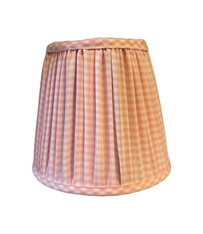 Checkered Shade Cover in Pink