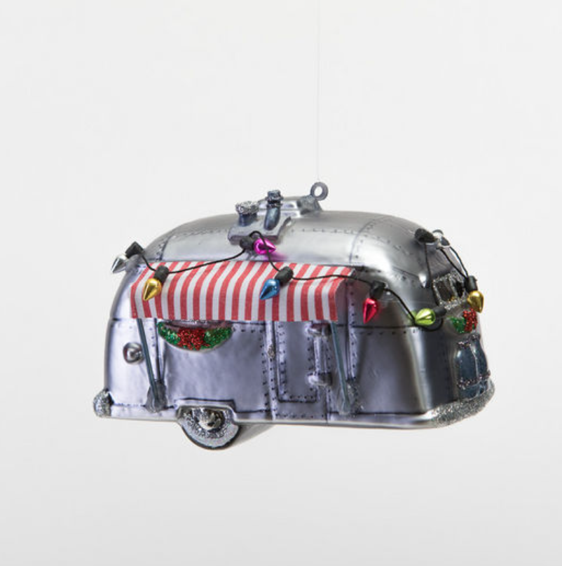 One Hundred 80 Degrees Christmas Airstream Ornament Judy At The Rink