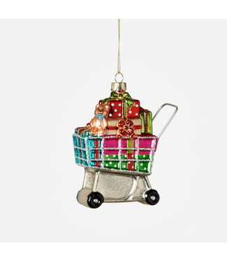 One Hundred 80 Degrees Shopping Cart Ornament