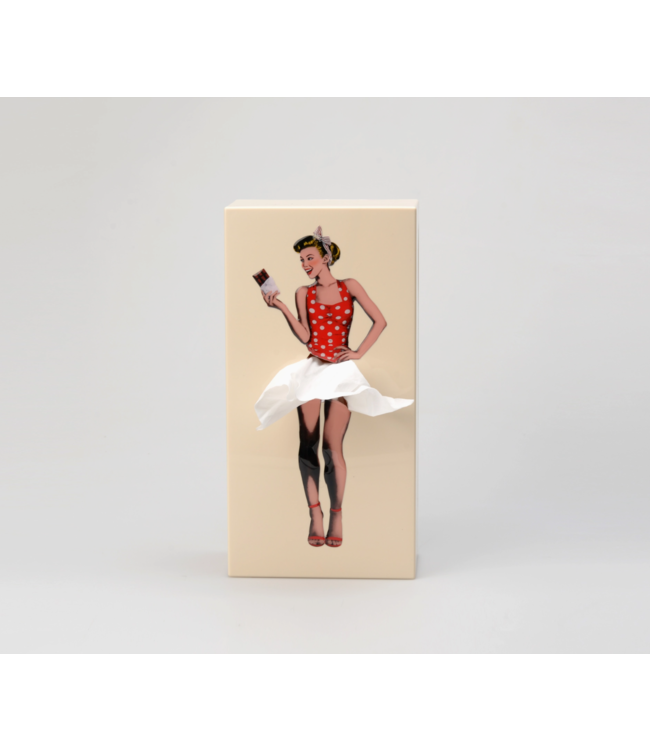 Flying Skirt Tissue Box
