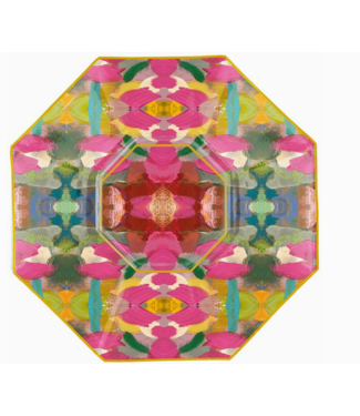 Marye-Kelley Moroccan Pink By Laura Park Decoupage Glass Plate | 5" Octagonal