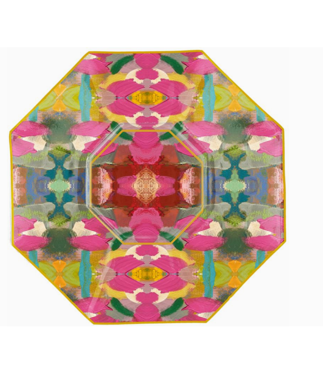 Moroccan Pink By Laura Park Decoupage Glass Plate | 5" Octagonal