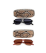 Aviator Style Sunglasses with Snake Case