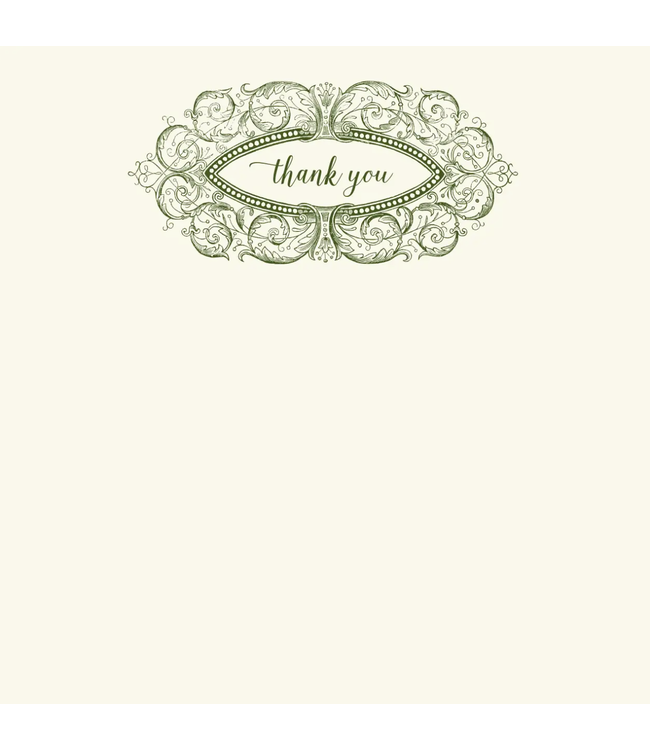 Thank You Cartouche Notes - 10 pack