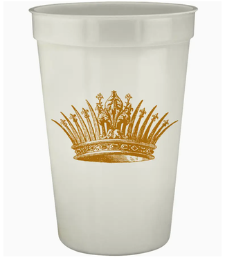Alexa Pulitzer Crown 16oz Pearlized Cups - Sleeve of 12