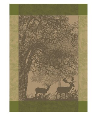 Garnier Thiebaut Cerf Et Biche Mousse Kitchen Towel 22''x30'' 100% Cotton