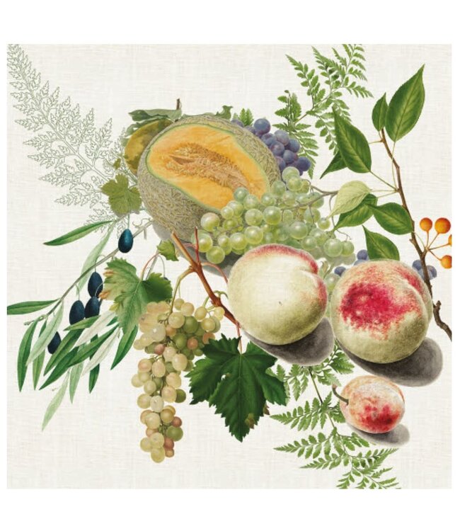Abondance D'automne Naturel Napkin 18''x50'' 50% Cotton 50% Linen
