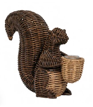 Juliska Devon Willow Squirrel Flameless Candle Holder