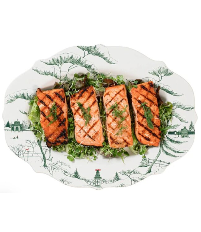 Country Estate Winter Frolic 18" Serving Platter