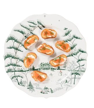 Juliska Country Estate Winter Frolic Charger/Platter - Evergreen