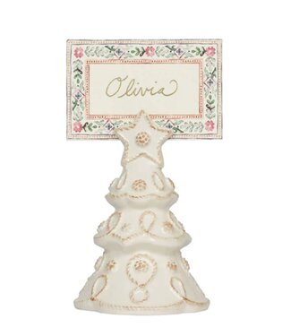 Juliska Berry & Thread Tree Place Card Holder Set/4 - Whitewash