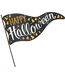 "Happy Halloween" Flag