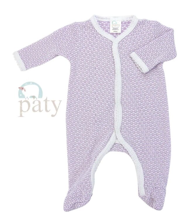 Solid Color Footie Lavender