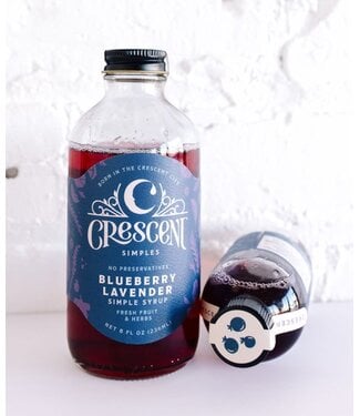 Crescent Simples Blueberry Lavender Syrup