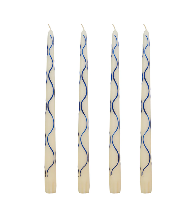 Still Life Hand-Painted Taper Candles
