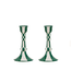 Still Life Hand-Painted Ceramic Candleholder (Set of 2)
