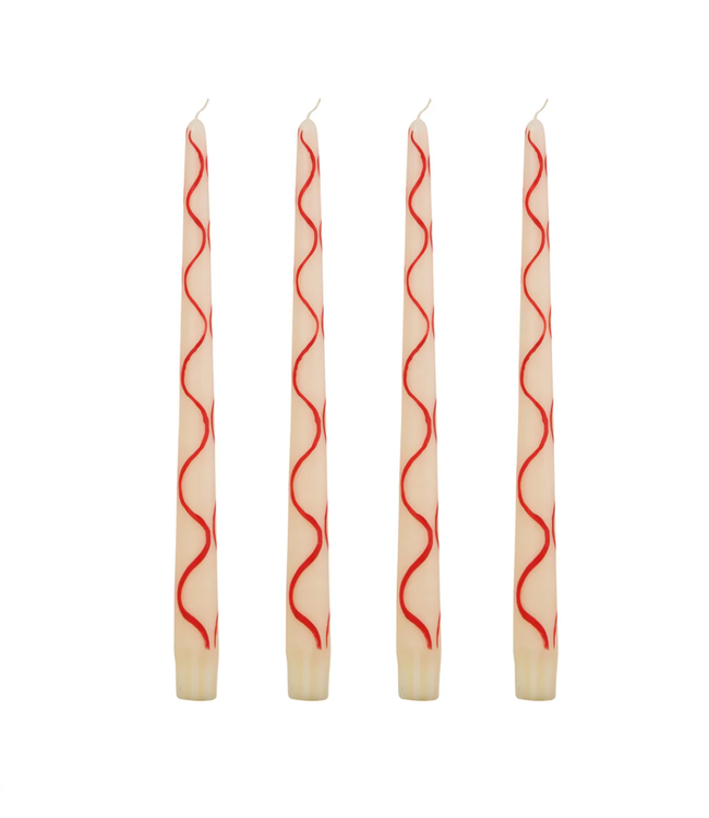 Still Life Hand-Painted Taper Candles