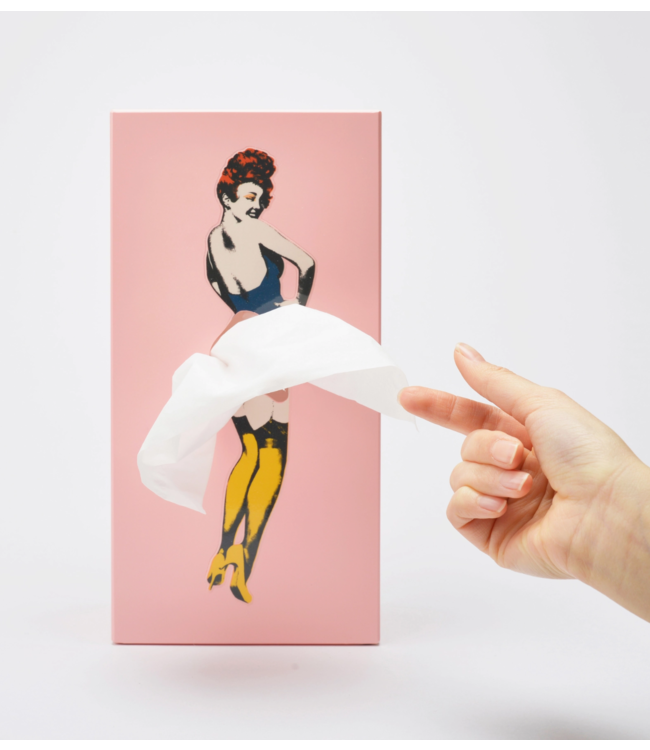 Flying Skirt Tissue Box