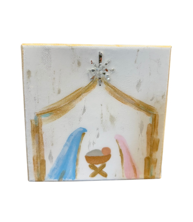 6x6 Nativity Painting
