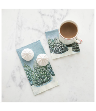 Hester and Cook Evergreen Forest Cocktail Napkins
