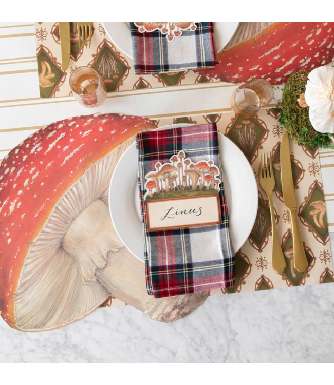 Die-cut Mushroom Placemats