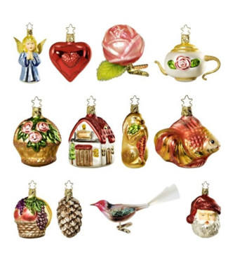 Inge-Glas The Bridal Collection - 12 Ornaments, 2.6'' - 4.2''