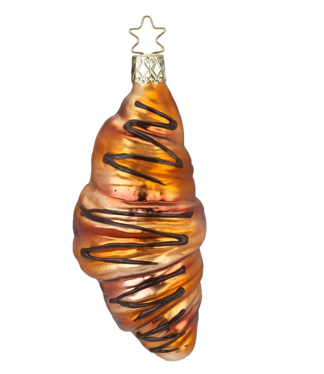 Croissant Ornament, 4.6''