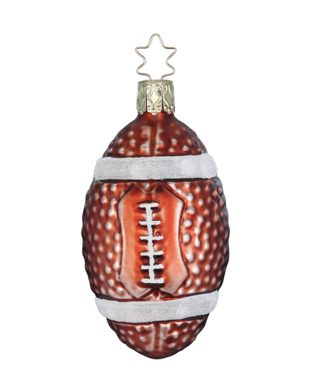 Football Ornament, 3.6"