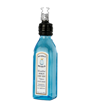 Inge-Glas Dry Gin Ornament, 5''