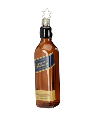 Inge-Glas Gold Reserve Whisky Ornament, 5.2''