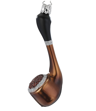Inge-Glas Pipe Ornament, 5.2"