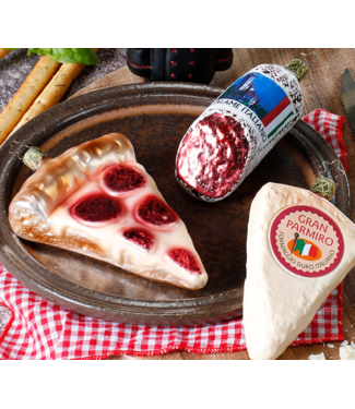 Inge-Glas Pizza Ornament, 5.2"