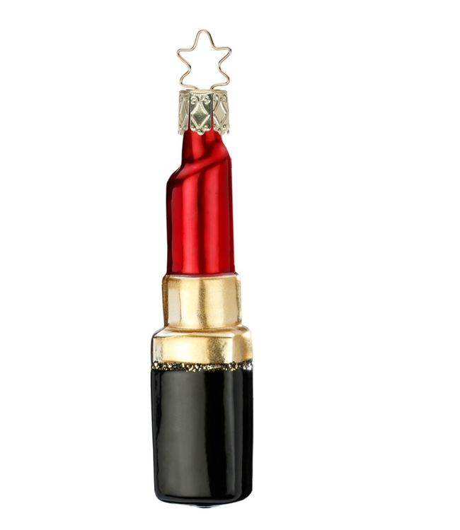Red Kissable Ornament, 3.8"