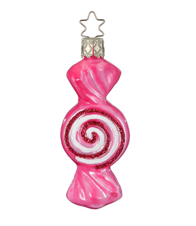 Raspberry Candy Ornament, 3.6''