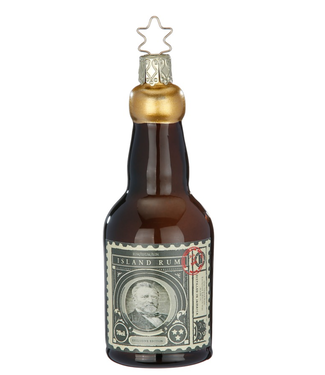 Inge-Glas Island Rum Ornament, 4.4''