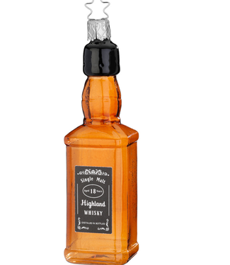 Inge-Glas Highland Whisky Ornament, 5.2"