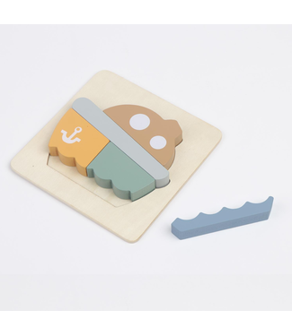 Two's Company First Vehicle Wooden Puzzle