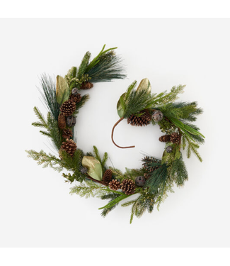 One Hundred 80 Degrees Pine Garland, PVC, 84"