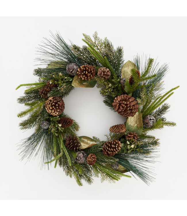 Pine Wreath, PVC, 26"
