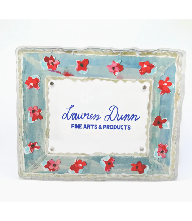 Vintage Blues Acrylic Frame 4 x 5