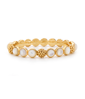 Capucine de Wulf Berry Gem Hinged Bangle - MOP