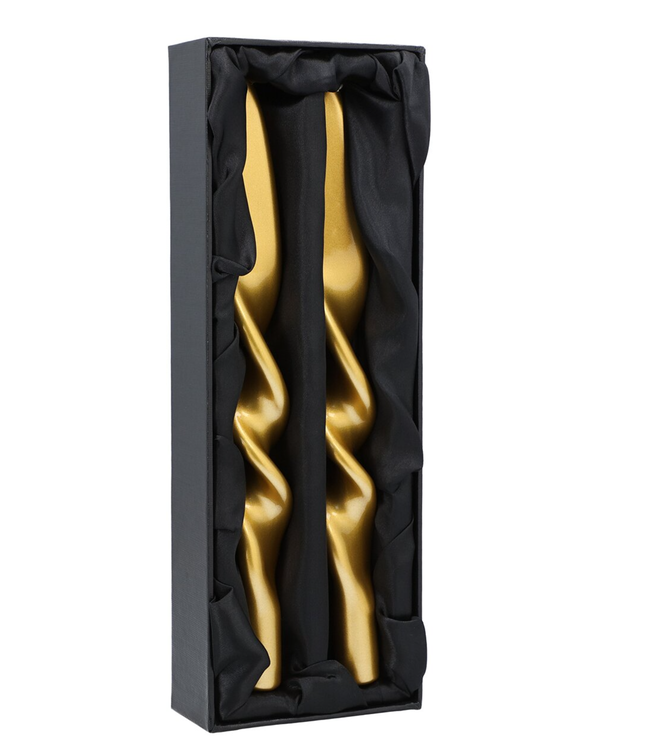 Twist Candle Tapers, Set of 2
